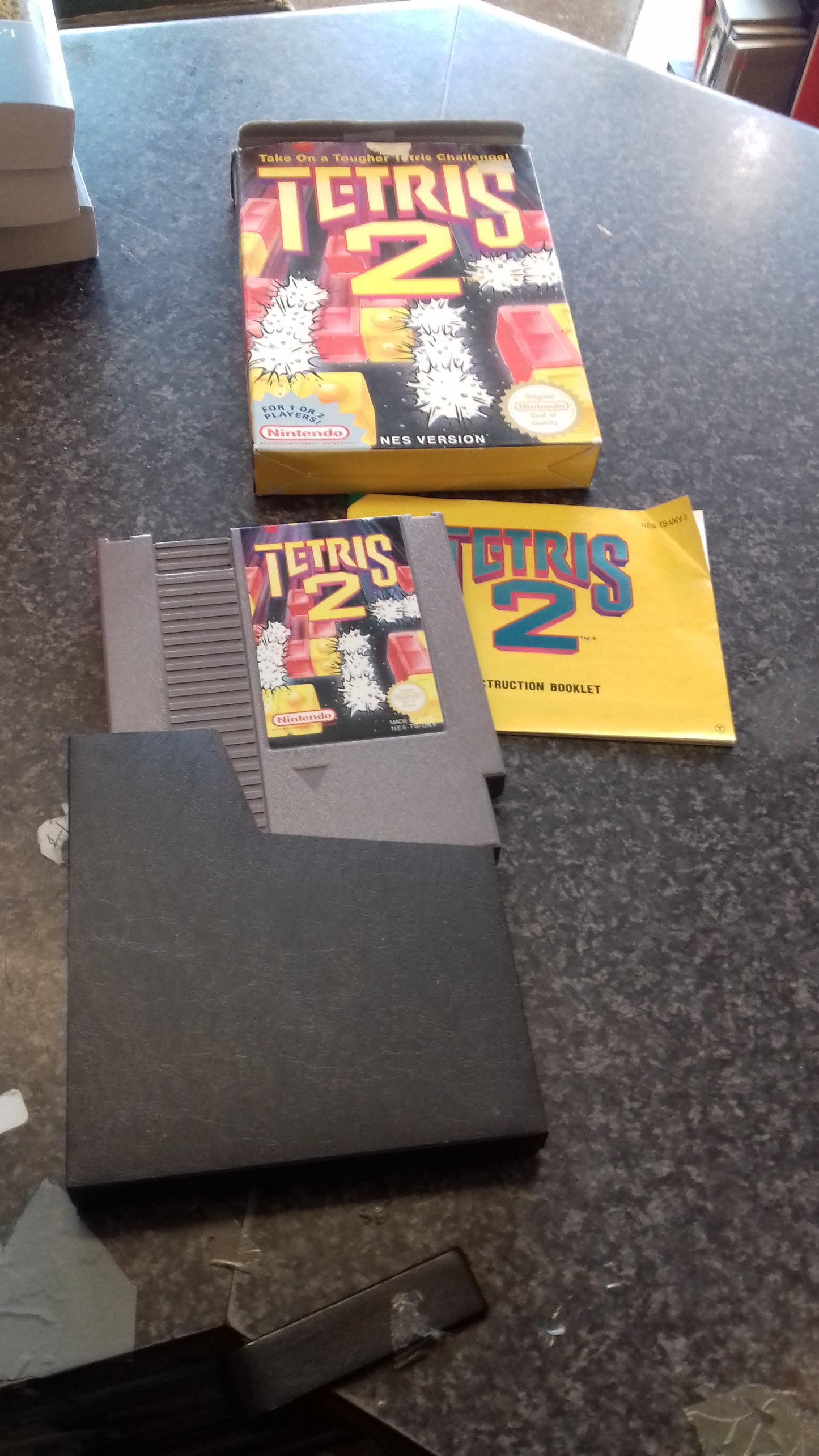 Nintendo NES game Tetris 2